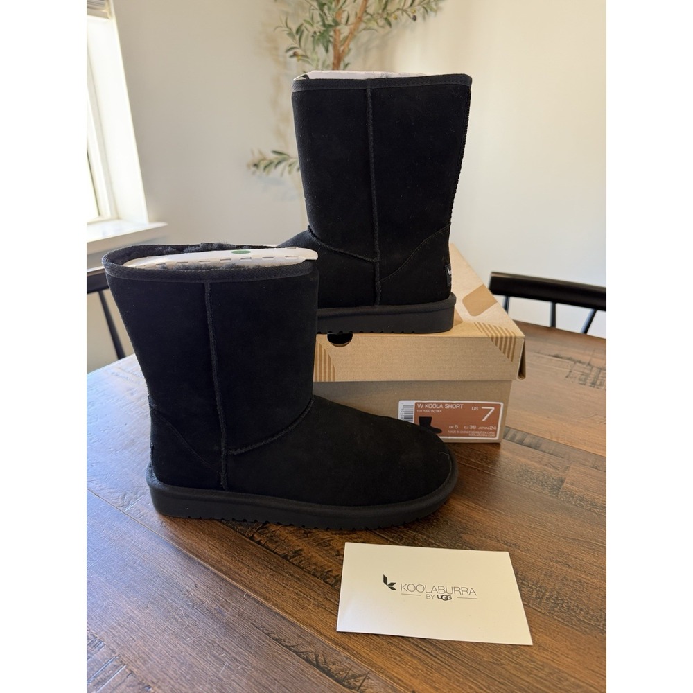 Koolaburra By UGG Koolaburra W Koola Short Winter Boots Size 7 Black 1017090 New